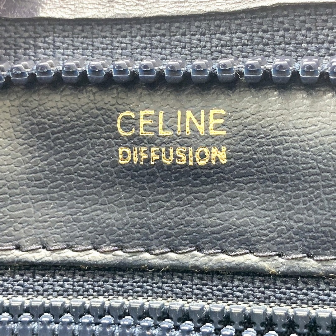 celine(セリーヌ)のCELINE セリーヌ   M02  クラッチバッグ セカンドバッグ ネイビー 紺色 キャンバス レザー Cサルキー 馬車柄 レディース ファッション【中古】 レディースのバッグ(クラッチバッグ)の商品写真