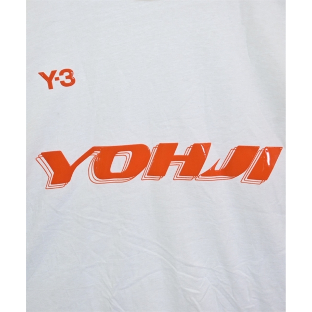 Y-3(ワイスリー)のY-3 ワイスリー Tシャツ・カットソー 2XL 白 【古着】【中古】 メンズのトップス(Tシャツ/カットソー(半袖/袖なし))の商品写真