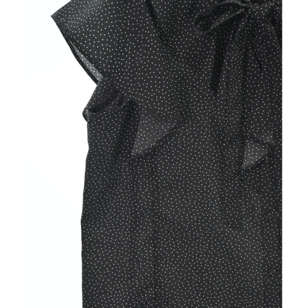Couture Brooch(クチュールブローチ)のCouture brooch ブラウス 38(M位) 黒x白(ドット) 【古着】【中古】 レディースのトップス(シャツ/ブラウス(長袖/七分))の商品写真