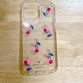 kate spade new york - kate spade☆ケイトスペード　さくらんぼ柄iPhoneケース