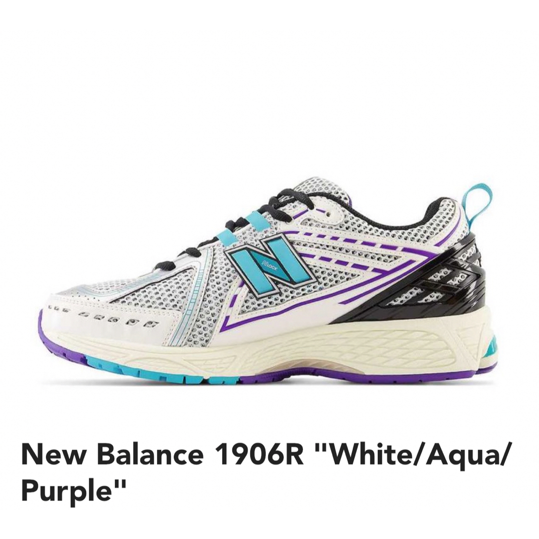 New Balance(ニューバランス)の27.5 New Balance 1906R White/Aqua/Purple メンズの靴/シューズ(スニーカー)の商品写真