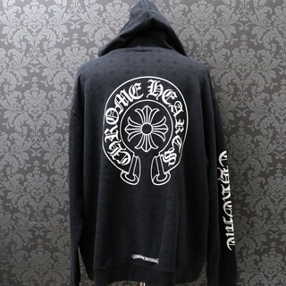 クロムハーツ(Chrome Hearts)のクロムハーツ【CHROMEHEARTS】HD PLVR CH PLS PRNT/ホースシューバックプリント/プルオーバーパーカー/CHプラス/シャドープリント/XLサイズ【中古】121516(パーカー)