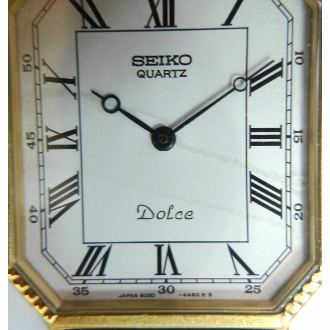 SEIKO(セイコー)の★未使用★SEIKO ドルチェ 6020-5960 10Kゴールド ,ステンレス メンズの時計(レザーベルト)の商品写真