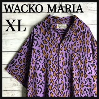 ワコマリア(WACKO MARIA)の9023【希少XLサイズ】ワコマリア☆総柄デザイン半袖アロハシャツ　美品(シャツ)