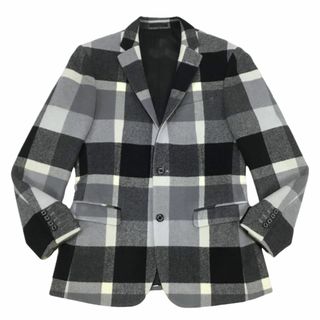 バーバリーブラックレーベル(BURBERRY BLACK LABEL)のブラックレーベル クレストブリッジ 三陽商会 格子柄ウール テーラードジャケット(テーラードジャケット)