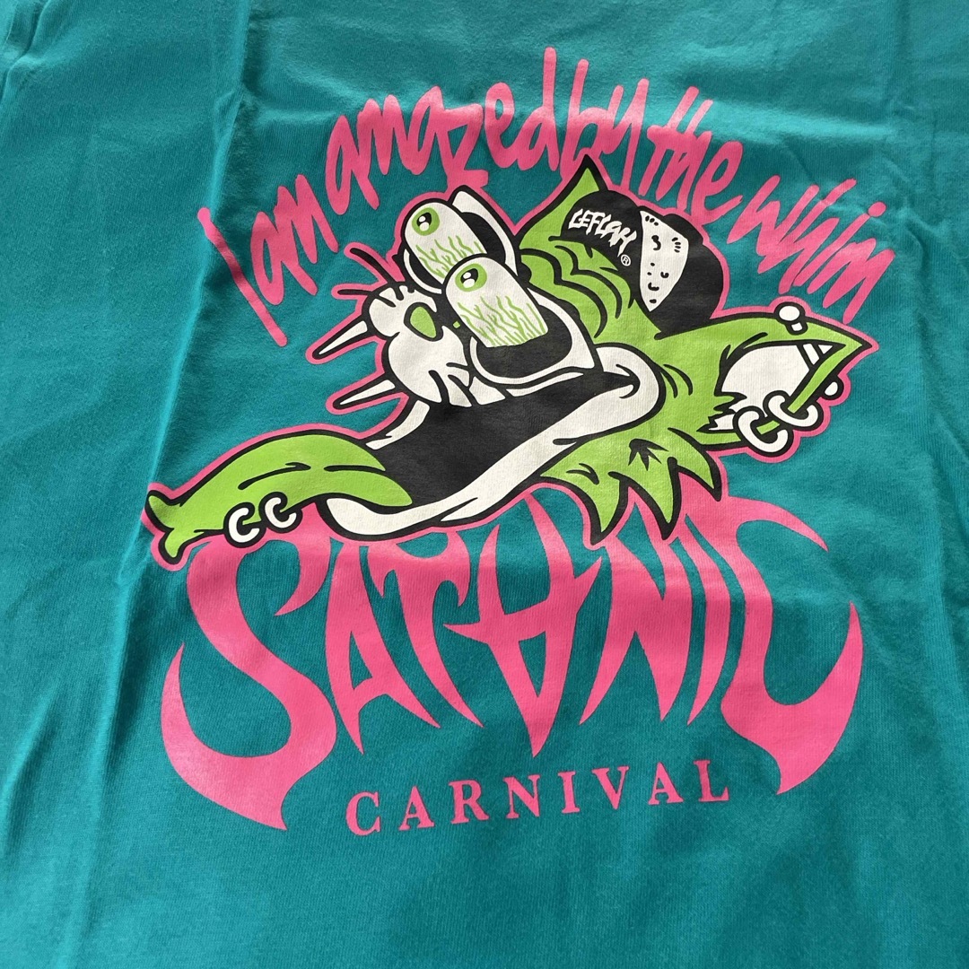 WANIMA(ワニマ)のLEFLAH×SATANICCARNIVAL コラボTシャツ メンズのトップス(Tシャツ/カットソー(半袖/袖なし))の商品写真