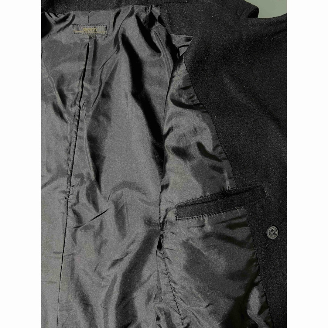 BROWNY(ブラウニー)のBROWNY テーラードジャケット 黒 L メンズのジャケット/アウター(テーラードジャケット)の商品写真