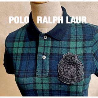 POLO RALPH LAUREN - ❤️美品　POLO   RALPH LAUR   エンブレム　１６０　ワンピース