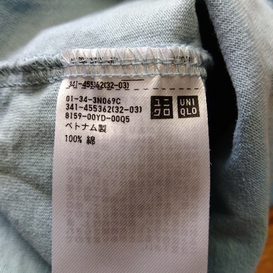 UNIQLO(ユニクロ)のユニクロ　コットン　クルーネック　Tシャツ メンズのトップス(Tシャツ/カットソー(半袖/袖なし))の商品写真