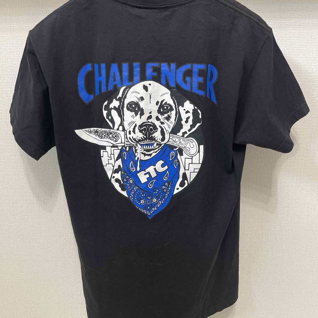 FTC(エフティーシー)の名作　CHALLENGER FTC tシャツ　M サイズ　黒 メンズのトップス(Tシャツ/カットソー(半袖/袖なし))の商品写真