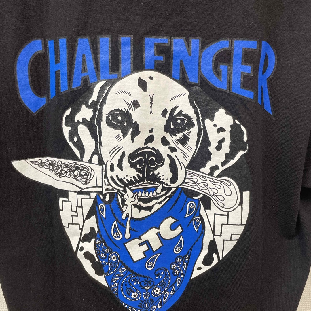 FTC(エフティーシー)の名作　CHALLENGER FTC tシャツ　M サイズ　黒 メンズのトップス(Tシャツ/カットソー(半袖/袖なし))の商品写真