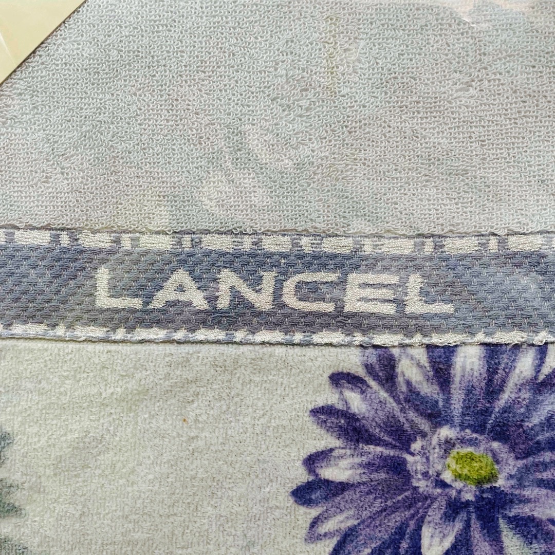 LANCEL(ランセル)の【新品】ランセル　LANCEL タオルケット ブルー系 寝具 インテリア/住まい/日用品の寝具(布団)の商品写真