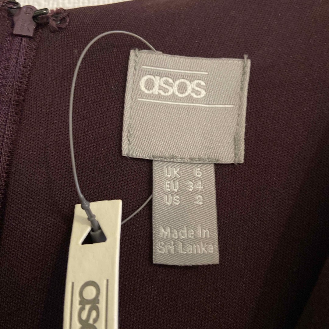 asos(エイソス)の未使用　ASOS ミディ丈ドレス S レディースのフォーマル/ドレス(ミディアムドレス)の商品写真