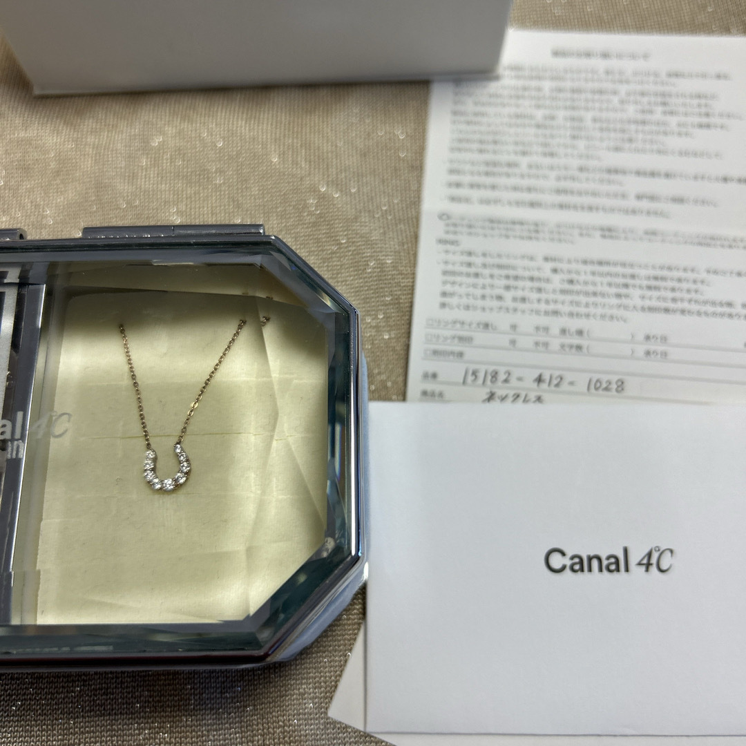 canal４℃(カナルヨンドシー)のCanal 4℃(カナルヨンドシー)    ネックレス  馬蹄 レディースのアクセサリー(ネックレス)の商品写真