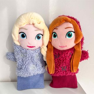 ディズニー(Disney)のディズニー アナと雪の女王 エルサ アナ ミトン 手袋 パペット(キャラクターグッズ)