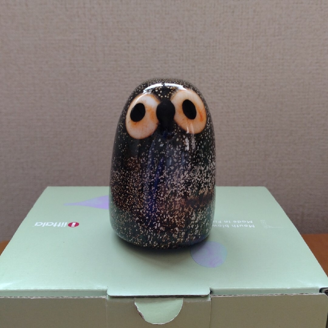 iittala(イッタラ)のLittle Barn Owl イッタラ バード リトルバーンオウル エンタメ/ホビーの美術品/アンティーク(ガラス)の商品写真