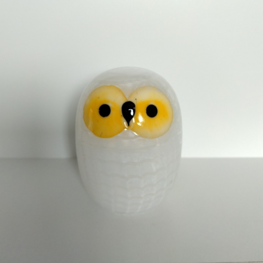 iittala(イッタラ)のイッタラ バード オウル Northern Owl White scope エンタメ/ホビーの美術品/アンティーク(ガラス)の商品写真