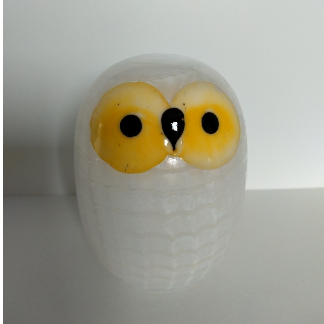 iittala(イッタラ)のイッタラ バード オウル Northern Owl White scope エンタメ/ホビーの美術品/アンティーク(ガラス)の商品写真