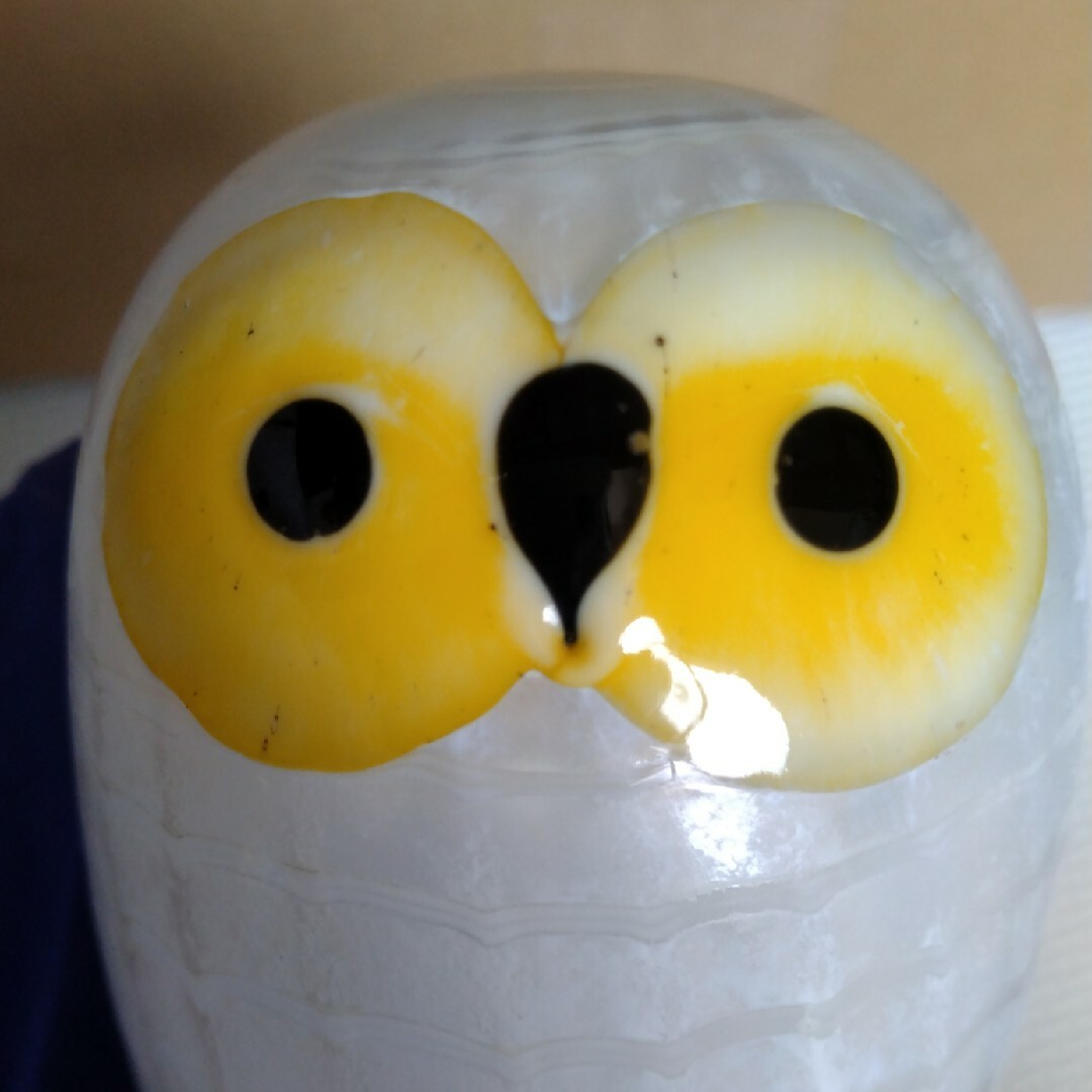 iittala(イッタラ)のイッタラ バード オウル Northern Owl White scope エンタメ/ホビーの美術品/アンティーク(ガラス)の商品写真