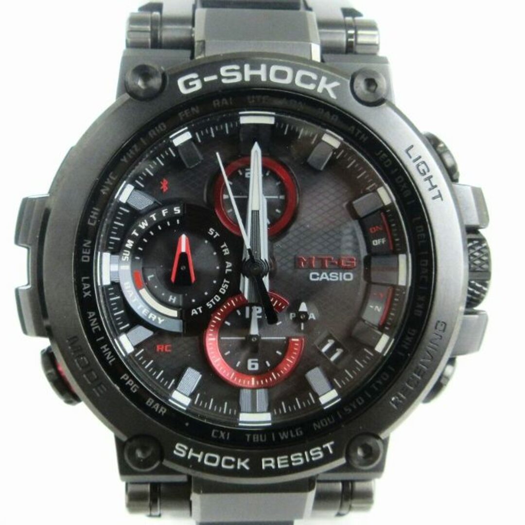 G-SHOCK(ジーショック)のカシオジーショック 腕時計 アナログ デイト 電波 タフソーラー 黒 ■SM1 メンズの時計(腕時計(アナログ))の商品写真