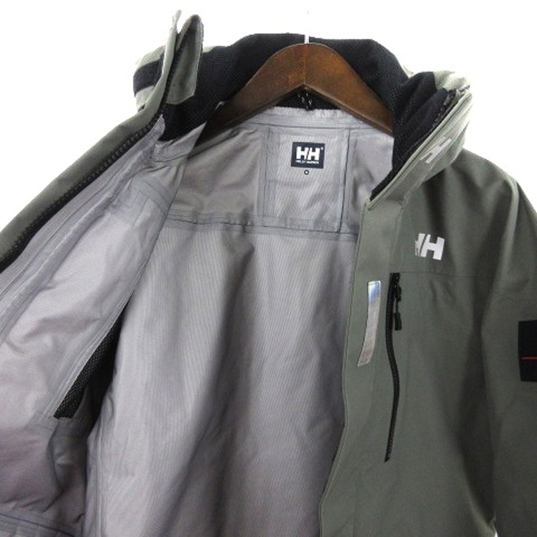 HELLY HANSEN(ヘリーハンセン)のヘリーハンセン スピンドリフト ジャケット セーリング セージ 緑 M ■SM1 メンズのジャケット/アウター(その他)の商品写真