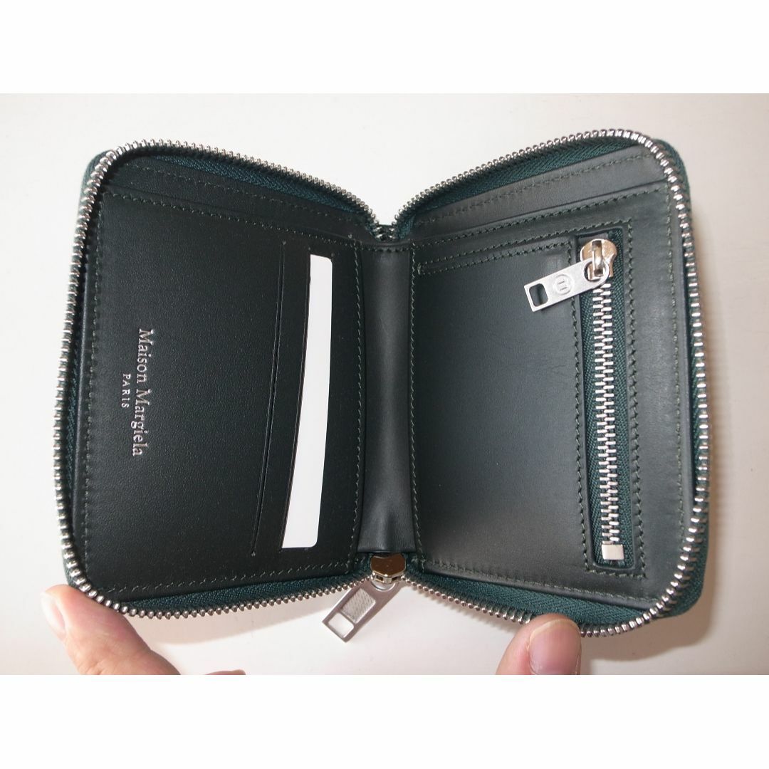 Maison Martin Margiela(マルタンマルジェラ)のmargiela マルジェラ 財布 round zip wallet green メンズのファッション小物(折り財布)の商品写真