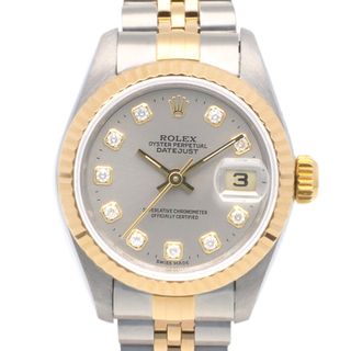 ロレックス(ROLEX)のロレックス デイトジャスト オイスターパーペチュアル 腕時計 時計 ステンレススチール 69173G 自動巻き レディース 1年保証 ROLEX  中古(腕時計)