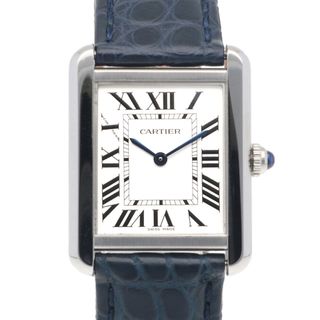 Cartier - カルティエ タンクソロ SM 腕時計 時計 ステンレススチール WSTA0030(3170) クオーツ レディース 1年保証 CARTIER  中古