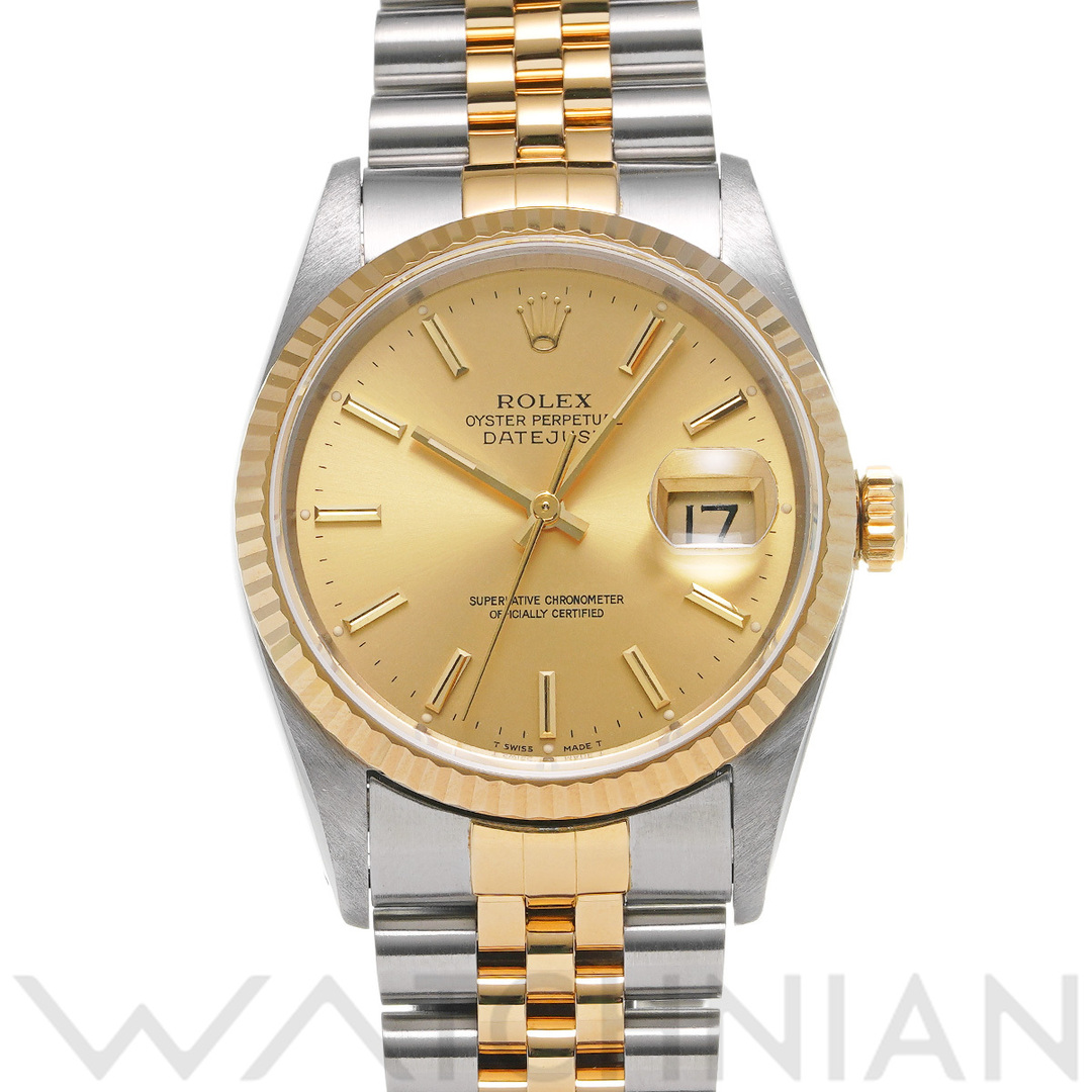 ROLEX(ロレックス)の中古 ロレックス ROLEX 16233 X番(1991年頃製造) シャンパン メンズ 腕時計 メンズの時計(腕時計(アナログ))の商品写真