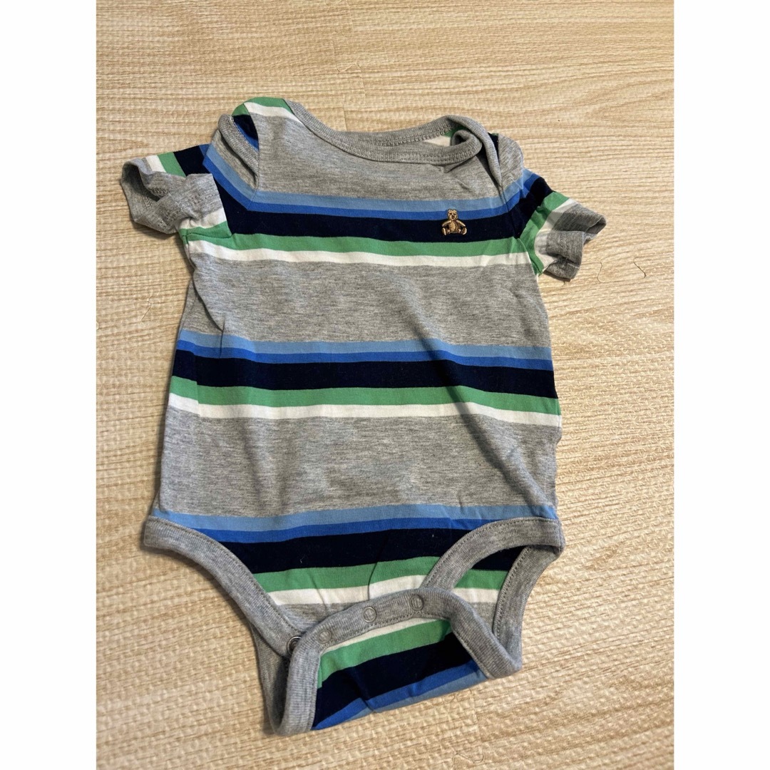 babyGAP(ベビーギャップ)のGAP 半袖ロンパース　60cm 3-6months キッズ/ベビー/マタニティのベビー服(~85cm)(ロンパース)の商品写真