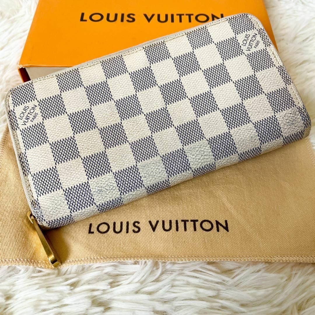 LOUIS VUITTON(ルイヴィトン)の⑫LOUIS VUITTON ルイヴィトン ダミエ・アズール ジッピーウォレット レディースのファッション小物(財布)の商品写真