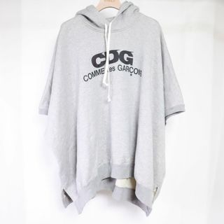 コムデギャルソンシャツ(COMME des GARCONS SHIRT)のCOMME des GARCONS　コム・デ・ギャルソン　パーカー　グレー　Ｓ(パーカー)