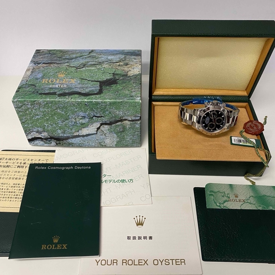 ROLEX(ロレックス)の極美品 ロレックス 116520 デイトナ SS K番 正規箱/冊子 メンズの時計(腕時計(アナログ))の商品写真