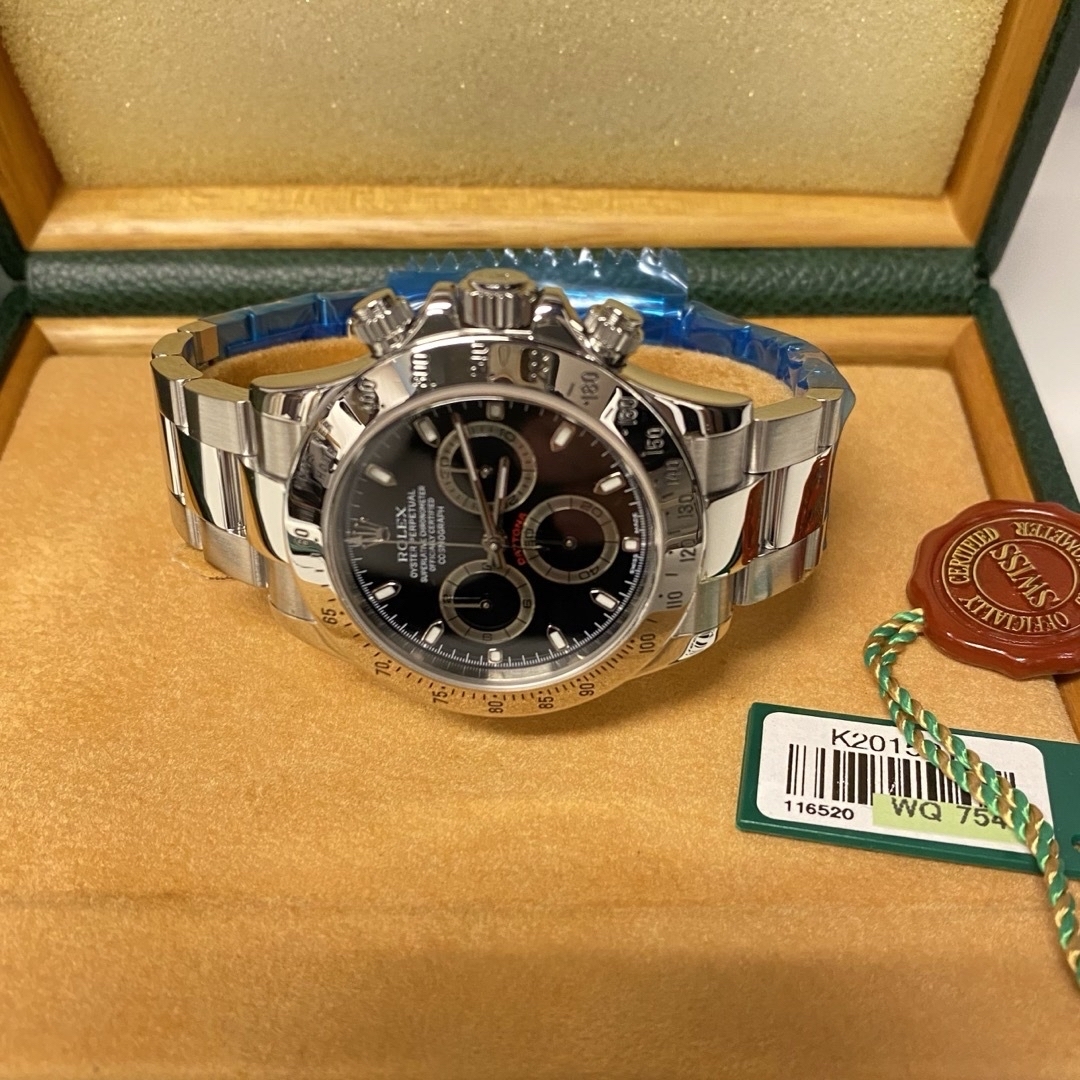 ROLEX(ロレックス)の極美品 ロレックス 116520 デイトナ SS K番 正規箱/冊子 メンズの時計(腕時計(アナログ))の商品写真