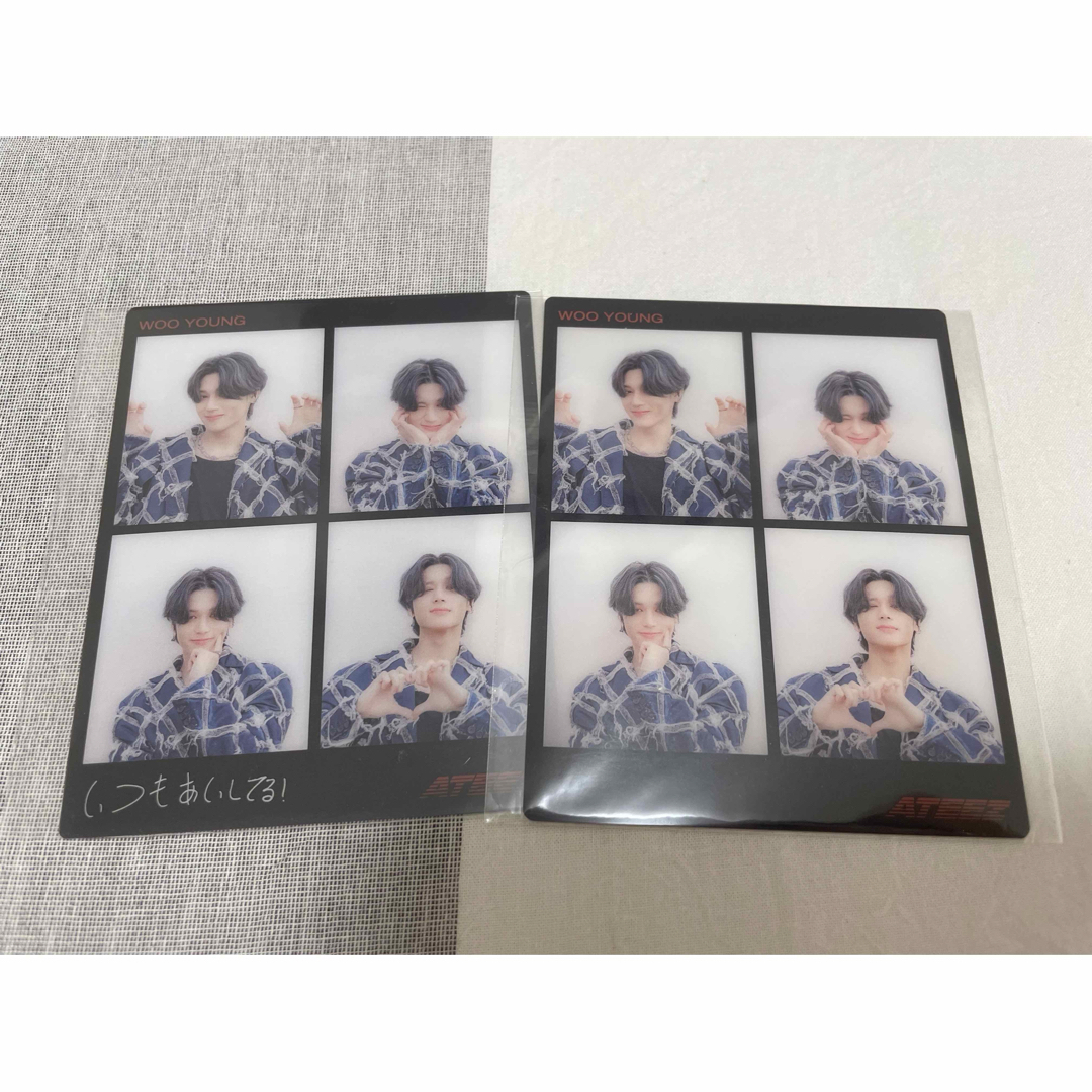 ATEEZ ウヨン フォトグレイカード トレカ Wooyoung エンタメ/ホビーのタレントグッズ(アイドルグッズ)の商品写真