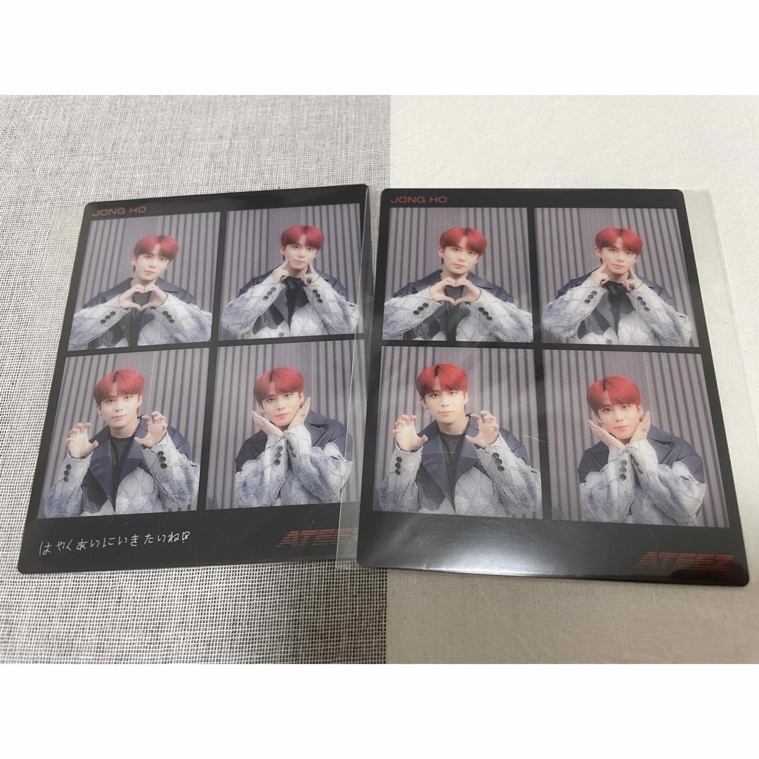 ATEEZ ジョンホ フォトグレイカード トレカ Jongho エンタメ/ホビーのタレントグッズ(アイドルグッズ)の商品写真