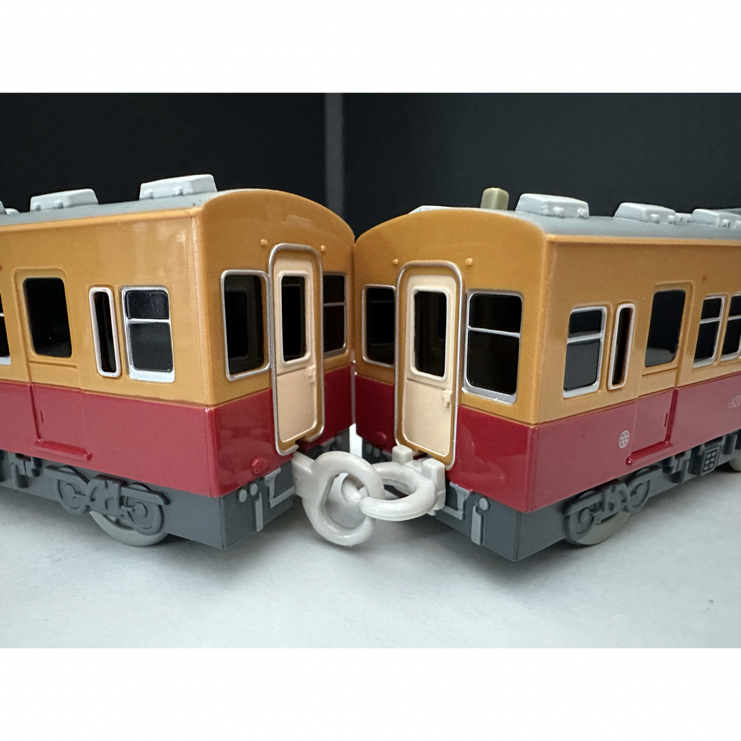 京阪電車　1900系特急車両　1963－2008　２両セット〈中古美品〉レール付 エンタメ/ホビーのおもちゃ/ぬいぐるみ(鉄道模型)の商品写真