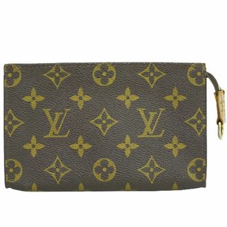 ルイヴィトン(LOUIS VUITTON)の本物 ルイヴィトン LOUIS VUITTON LV モノグラム バケット用 ポーチ 小物入れ ブラウン ビトン 雑貨小物 中古(ポーチ)