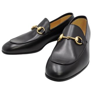 グッチ(Gucci)のGUCCI(グッチ) ヨルダーン ホースビット ローファー 靴 シューズ 5 1/2 レザー ブラック黒 アンティークゴールド金具 482467 メンズ 40802089529【中古】【アラモード】(その他)