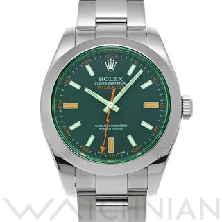 ROLEX - 中古 ロレックス ROLEX 116400GV V番(2008年頃製造) インテンスブラック メンズ 腕時計