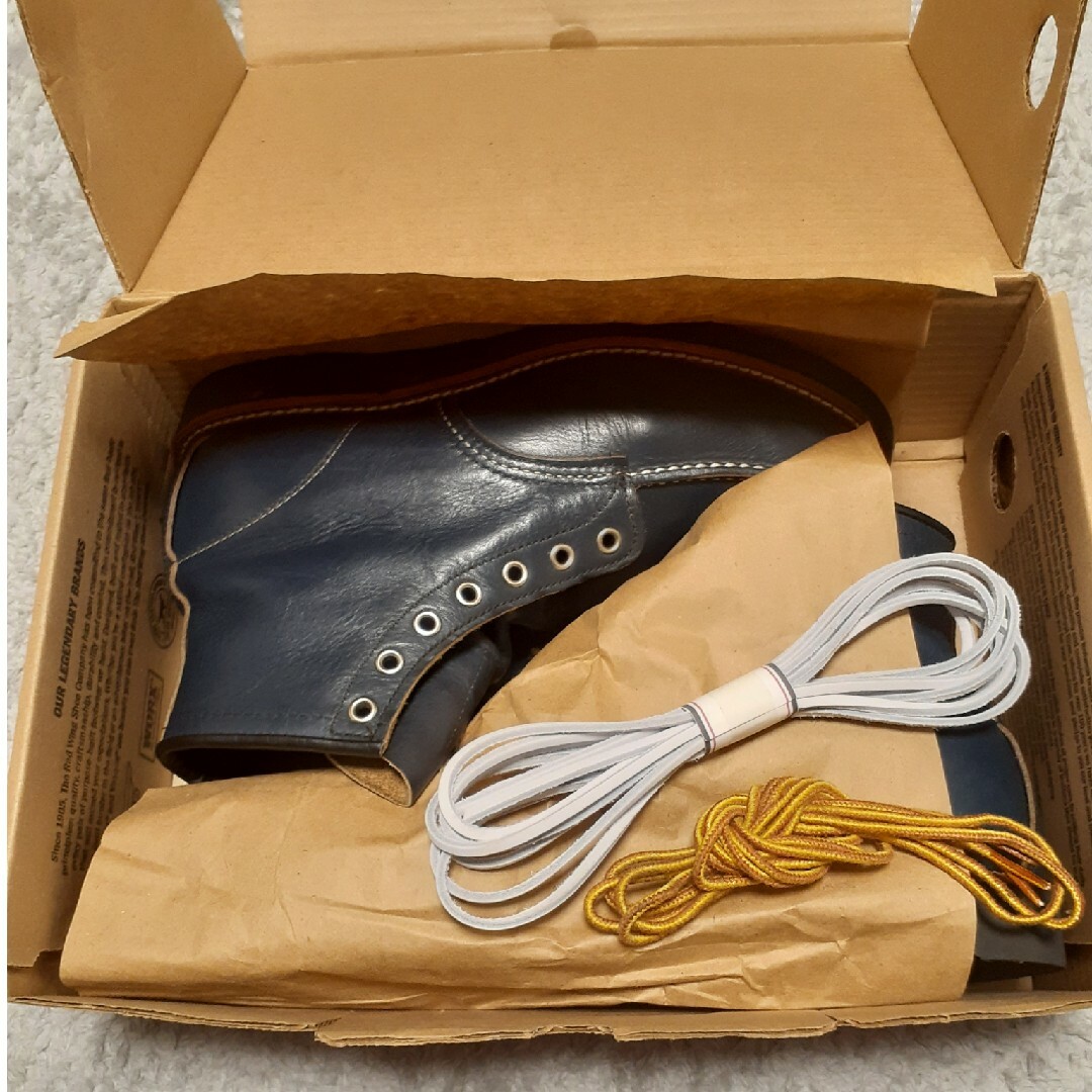 REDWING(レッドウィング)のRED WING 8853 インディゴポーテージ(廃盤)  オマケ付き メンズの靴/シューズ(ブーツ)の商品写真