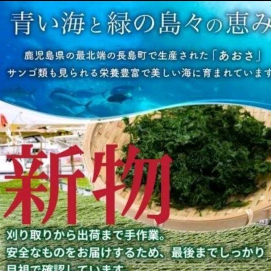 鹿児島県長島町産あおさ  あおさのり  乾燥あおさ 食品/飲料/酒の加工食品(乾物)の商品写真