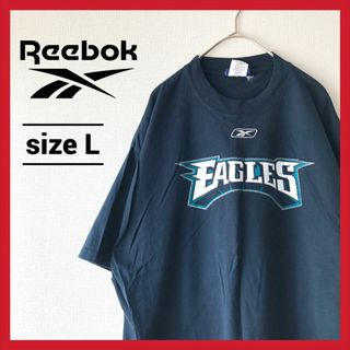 Reebok - 90s 古着 リーボック Tシャツ イーグルス オーバーサイズ Ｌ 