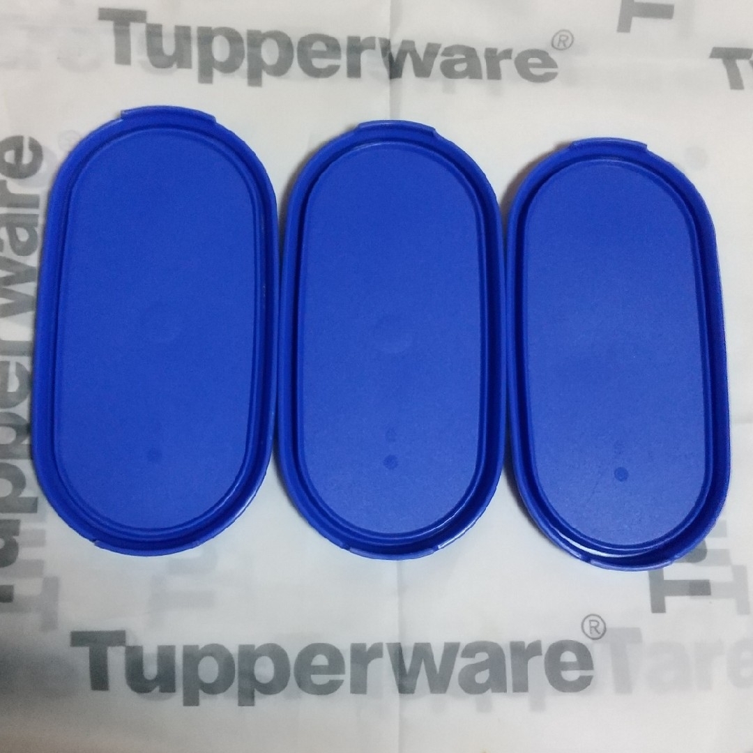 タッパーウェア MMだ円 蓋(シール) 3枚セットの通販 by E☆A タッパーウェア MMだ円 蓋(シール) 3枚セットの通販 by E☆A