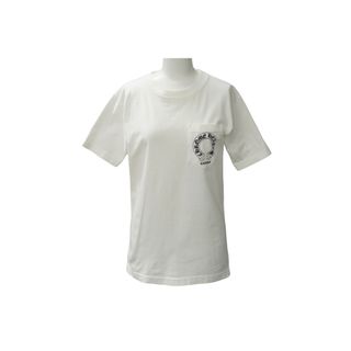 クロムハーツ(Chrome Hearts)のCHROME HEARTS クロムハーツ 半袖Ｔシャツ CHクロス ホースシュー プリント サイズS ホワイト コットン 美品 中古 61548(Tシャツ(半袖/袖なし))