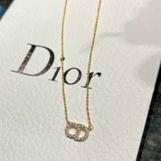 クリスチャンディオール(Christian Dior)の新品♡Christian Dior  CDロゴネックレス　ゴールド(ネックレス)