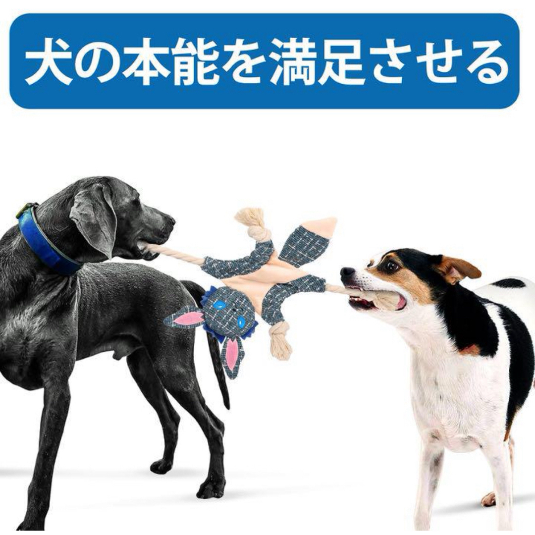 犬おもちゃ 噛むおもちゃ 音出るおもちゃ 知育玩具 デンタル玩具 ハンドメイドのペット(おもちゃ/ペット小物)の商品写真