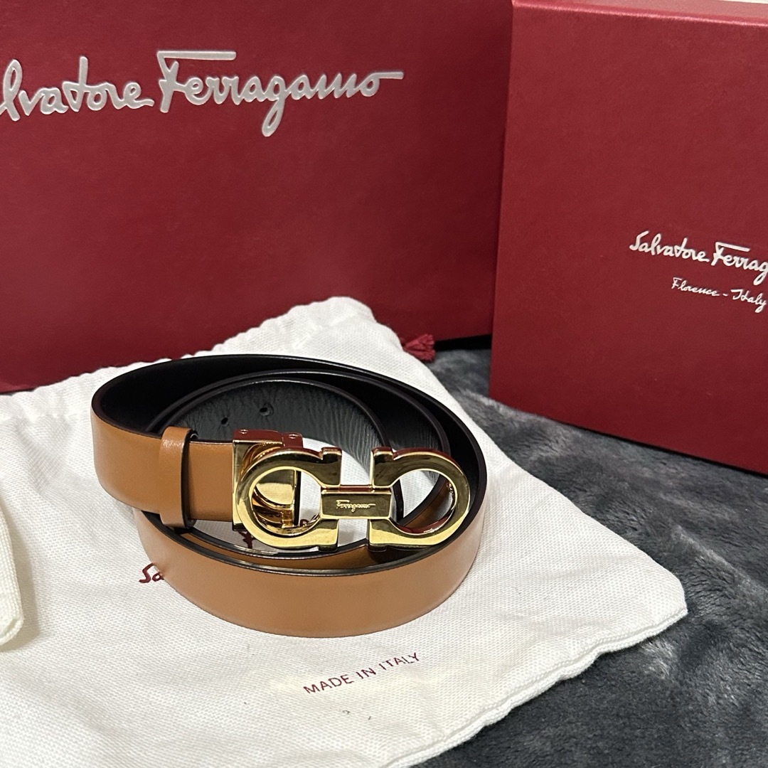 Salvatore Ferragamo - フェラガモ ベルト リバーシブルの通販 Salvatore Ferragamo - フェラガモ ベルト リバーシブルの通販