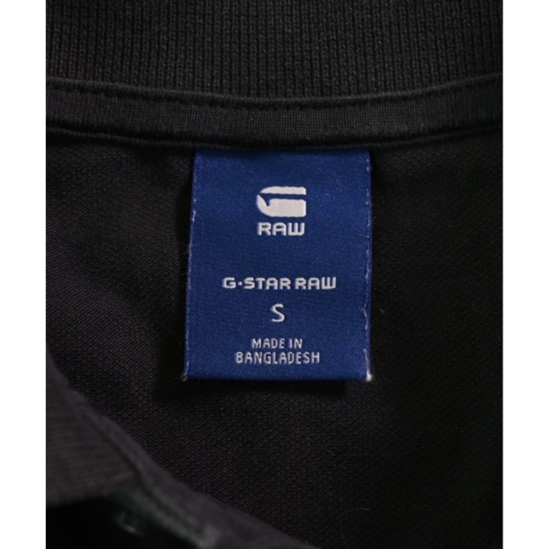 G-STAR RAW(ジースター)のG-STAR RAW ジースターロー ポロシャツ S 黒 【古着】【中古】 メンズのトップス(ポロシャツ)の商品写真