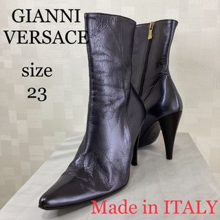 ジャンニヴェルサーチ(Gianni Versace)のイタリア製　ジャンニヴェルサーチェ　ミドルブーツ(ブーツ)